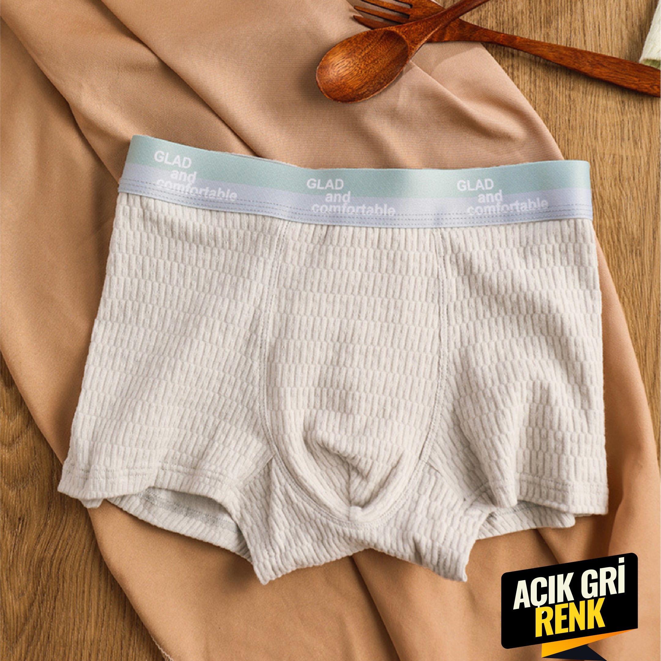 Underbros Antibakteriyel Nefes Alabilir Erkek Boxer